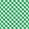 Gingham green checkered seamless pattern. Plaid repeat design background.