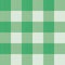 Gingham green checkered seamless pattern. Plaid repeat design background.