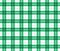 Gingham green checkered seamless pattern. Plaid repeat design background.