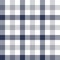 Gingham pattern in blue  grey  white. Pixel vichy check plaid graphic for menswear shirt  tablecloth.