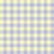 Gingham Pattern. Seamless lemon chiffon light steel blue traditional check pattern. Good for tablecloths, oilcloths, towels,