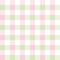 Gingham pattern spring in pastel pink, green, white. Seamless light vichy check graphic for dress, picnic tablecloth, gift.