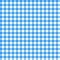 Gingham seamless pattern. Blue Italian tablecloth. Picnic tale c