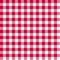 Gingham seamless red pattern. Tablecloths texture, plaid background. Typography graphics for shirt, clothes.