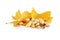 Gingko nuts with yellow gingko leaves