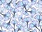 Ginkgo leaves seamless pattern. Watercolor botanical illustration.Ginkgo leaves seamless pattern. Watercolor botanical illustratio