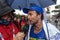 Giorgio Calcaterra interviewed after the marathon