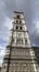 Giotto bell tower in Florence from below