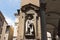 Giovanni Villani niche statue in the Loggia del Mercato Nuovo, Florence, Italy