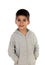 Gipsy child with grey sweatshirt