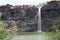 Gira Falls, Saputara, Gujarat, India. Large, picturesque waterfall that gushes during monsoon
