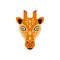 Giraffe African Animals Stylized Geometric Head