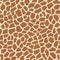 Giraffe animal print vector seamless pattern