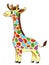 Giraffe drawing humor funny colorful