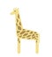 Giraffe. Flat vector illustration. Isolated on white background.