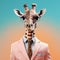 Giraffe In Glasses: Photorealistic Surrealism With A Touch Of Whimsy