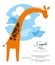 Giraffe greeting Card