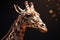 Giraffe head safari. Generate Ai