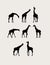 Giraffe Silhouettes