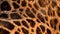 Giraffe skin close-up. Animal skin texture for background. Generative AI.