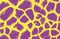 Giraffe texture pattern yellow purple print decor