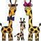 Giraffes family