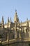 Giralda Bell-tower and Almohade section of historic Cathedral of Sevilla, Sevilla, Andalucia, Southern Spain