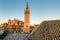 Giralda in the city of Seville in Andalusia, Spain