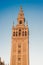 Giralda in the city of Seville in Andalusia, Spain