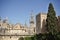 Giralda, famous bell tower of the Seville Cathedral in Spanish city of Sevilla, built as a minaret