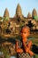 Girl at Angkor Wat
