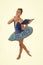 Girl ballerina dancing while read book. Ballet career issues. Depriving children ballerina. Most of time child dancer