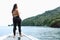 Girl on boat in Lembeh Strait