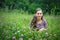 Girl in Clover Field