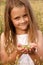 Girl in cornfield