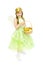 Girl in costume fairies with apples