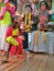 A girl dancing frevo in Giant Dolls House, Casa dos Bonecos Gigantes, Olinda City, Pernambuco, Brazil. inside view