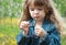 Girl with dandelion