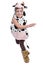 Girl dressed in a sheep costume