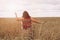 girl in a field