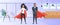 Girl and guy with a red raincoat. Woman and man superhero. The concept of a successful person, business or family. Vector