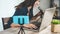 Girl influencer girl preparing video set while creating social media contents - Young woman having fun with technology trends -