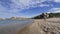 Girl on the La Licciola beach in Sardinia