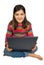 Girl with laptop