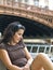 Girl lookin at the Seine