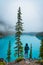 Girl looking at Moraine Lake Moraine Lake Canada