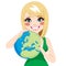 Girl Loving Earth