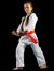 Girl martial arts fighter