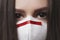Girl in a mask. Stop coronavirus