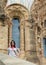 Girl near Expiatory Church of the Sacred Heart of Jesus